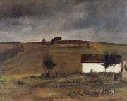 Fernand Khnopff In Fosset Rain oil painting artist